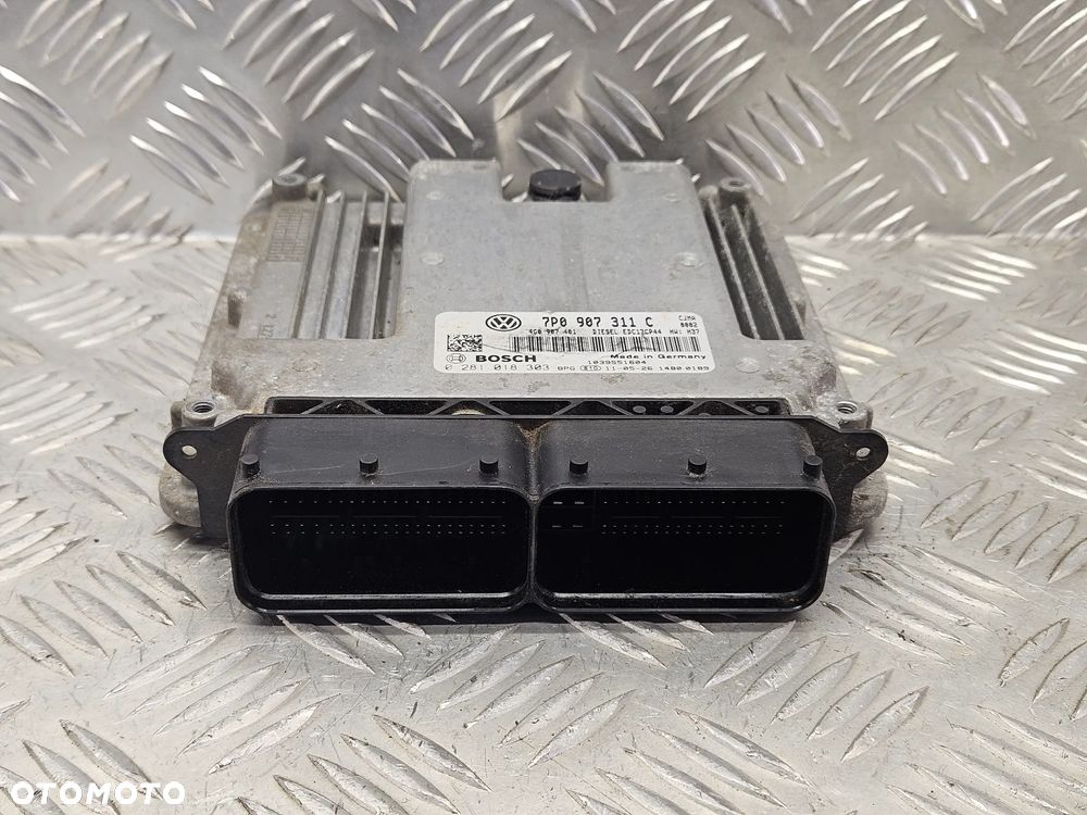 VW TOUAREG 7P 10-18R STEROWNIK SILNIKA KOMPUTER 3.0 TDI CJMA 7P0907311C EDC 17CP44 DIESEL - 3