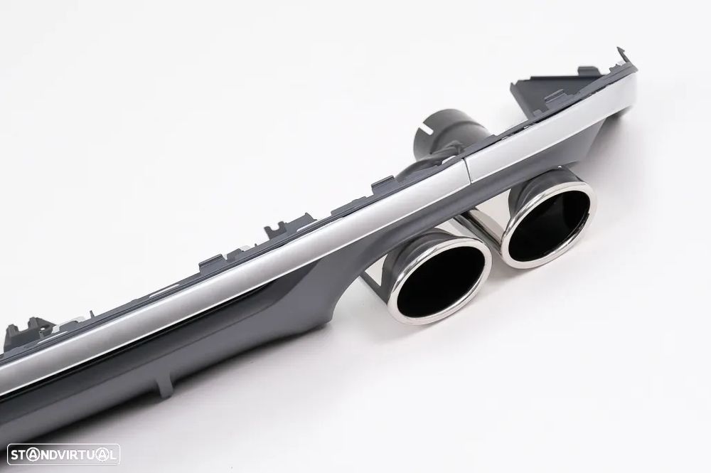 Difusor com Ponteiras Audi A5 F5 (2017 a 2019) Look S5 - 3