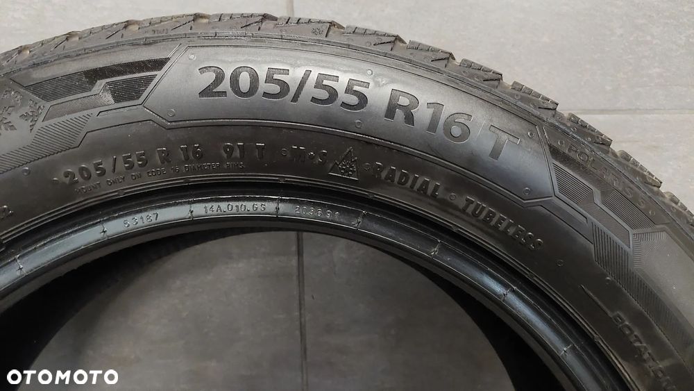 2xopona zima 205/55 r16 barum polaris 5 R2018 BIEŻNIK OPON 4mm KOMPLET - 6