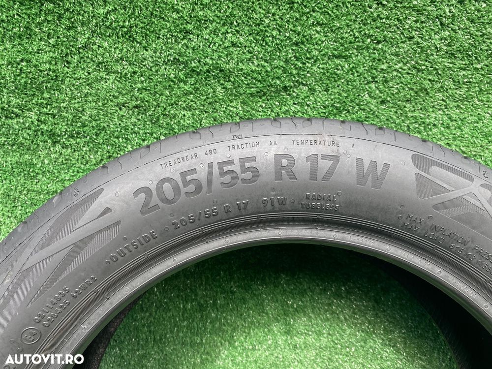 Set 2 anvelope  Vara Continental EcoContact 6 205 55 R17 W 91 W Dot 1421 Profil 5,23 mm - 6