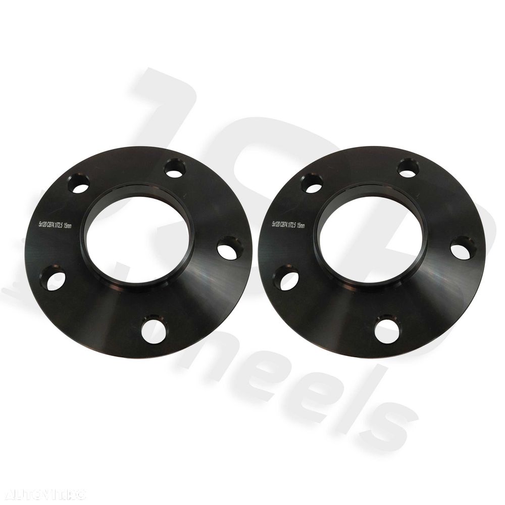 Flanse distantiere noi 5x120 pentru BMW cu trecere de la 74.1 la 72.5 mm - 1