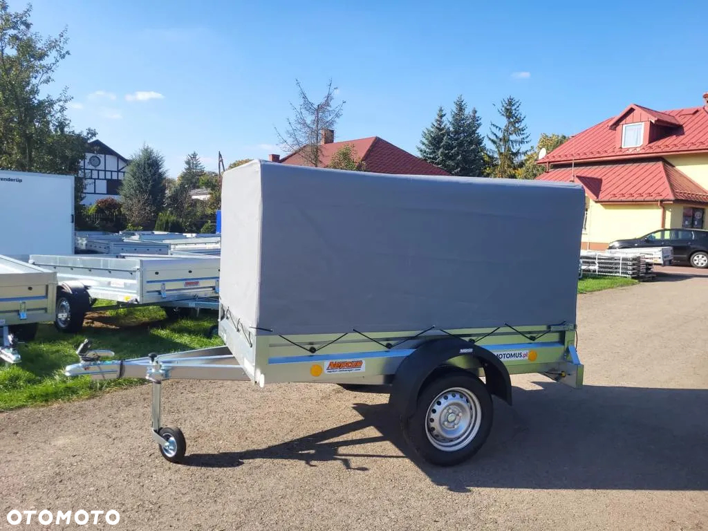 Neptun Przyczepa Neptun N7-202 202x114x30 ze stelażem i plandeką 80 cm 1 oś - 18
