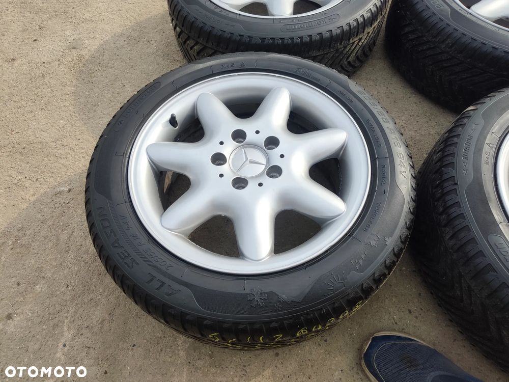 5x112 Felgi Aluminiowe Alufelgi Oryginalne 16 Mercedes Koła Całoroczne Wielosezonowe C KLASA W202 W203 CLK W208 W209 W124 W201 190 W W210 SLK R170 R171 5mm Legnica ALU-RAD 205/55 - 11