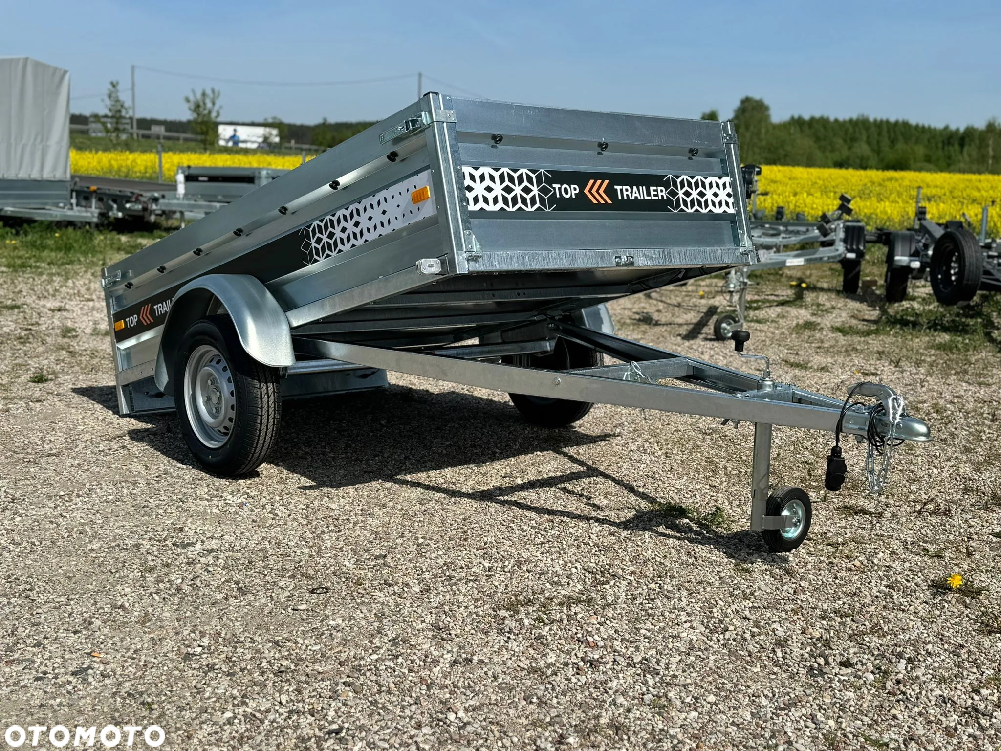 MAZZO TOP TRAILER Dostawa przyczepka SPAWANA 232x131x45cm DMC750kg UCHYLNA - 9