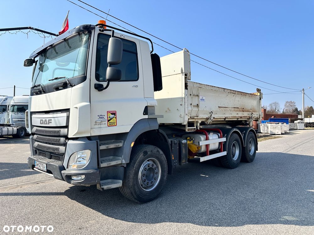 DAF CF 410 Euro 6 6x4 Wywrotka 5,20 m Blokady BORDMATIC Klapo-drzwi - 4