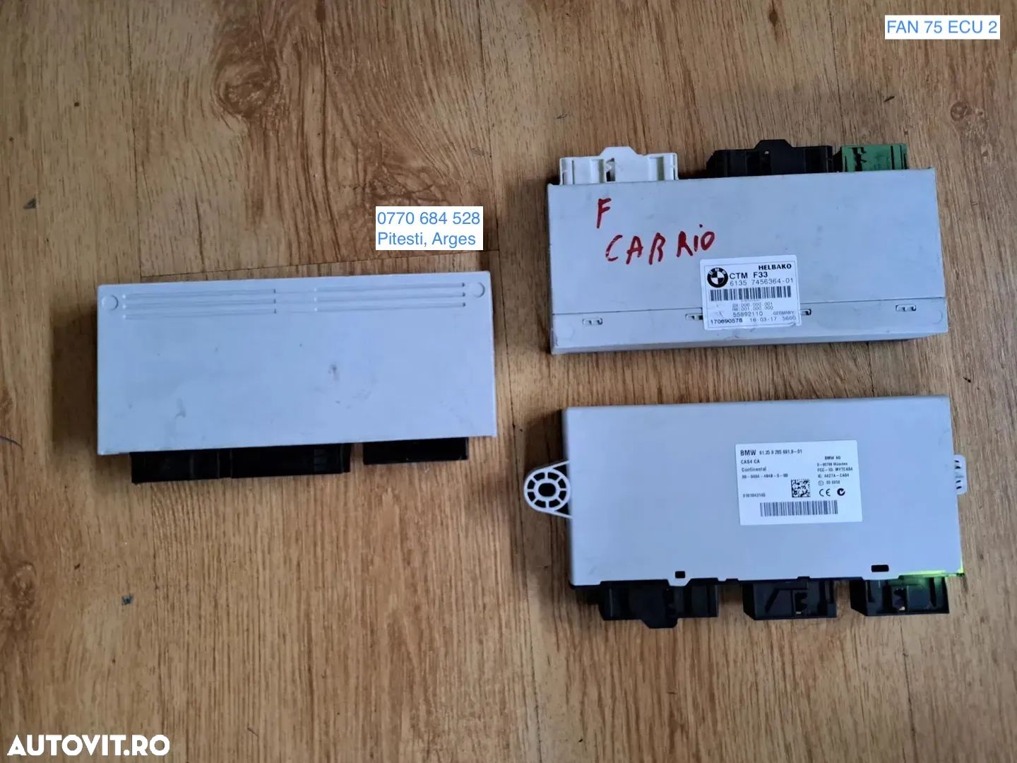 Modul confort Unitate comanda decapotare capota calculator CAS 4 bmw E46 E83+LCI E52 F33+LCI F83 M4 + LCI - 1