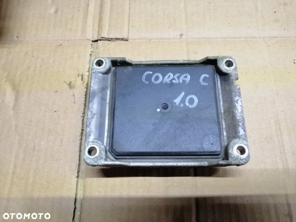 Opel Corsa C 1.0 12V Z10XEP Climatronic zestaw startowy komputer 0261208393 stacyjka 2 klucze immo moduł komfortu i inne - 5