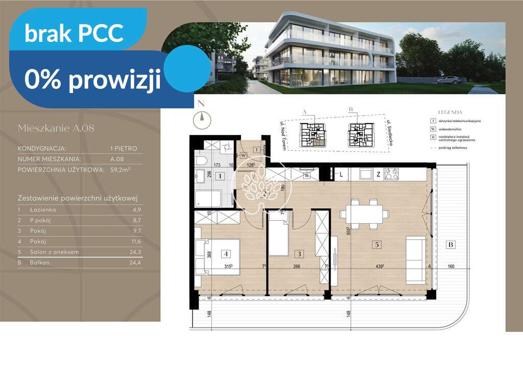 Spokojne Czyżkówko - 0% PROWIZJI