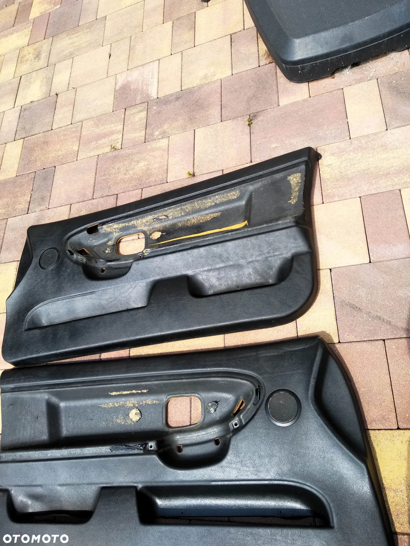 Boczki czarne skóry BMW E36 Coupe Cabrio gruz drift - 3