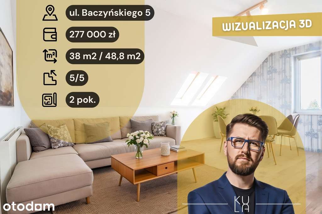 M na start! Nowe bud. Baczyńskiego , pow. 48,8m2