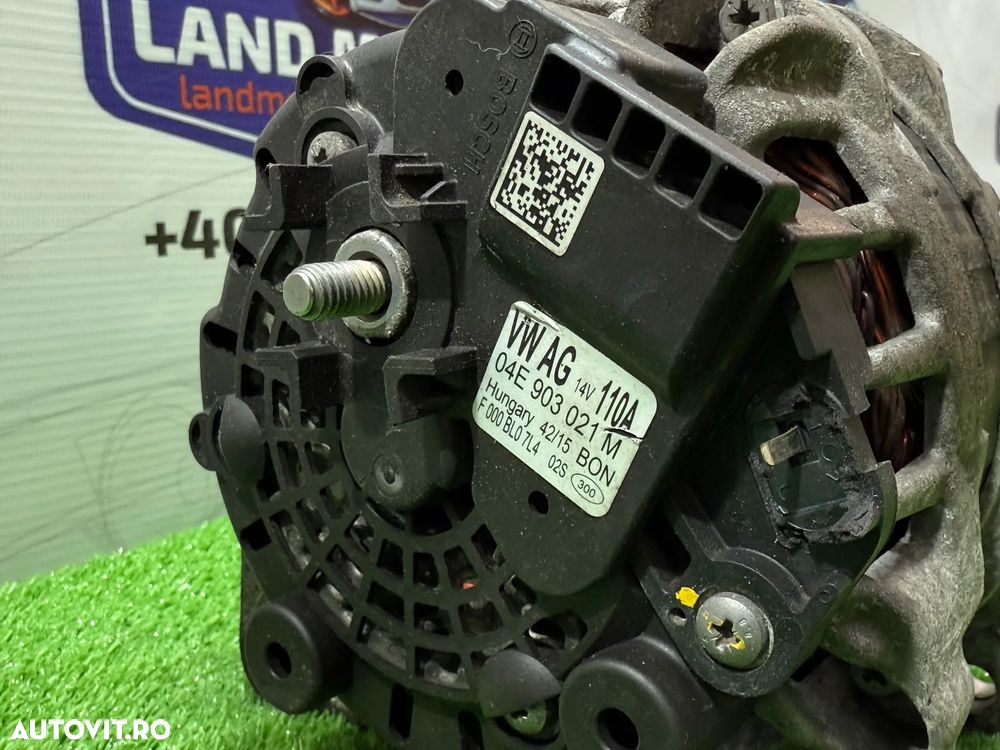 ALTERNATOR SEAT IBIZA 4 1.2 BENZINA 2016 COD OEM 04E903021M 2008-2017 - 8