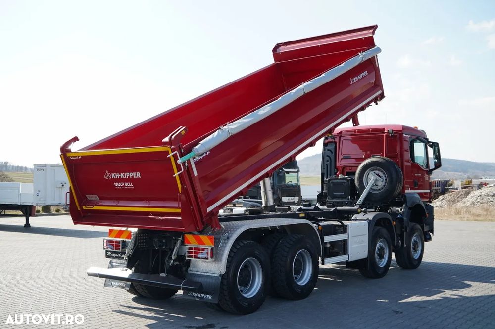 MAN TGS 41.480 / 8x8 / BASCULANĂ SPATE / MANUAL / NOU NOU / KH-KIPPER / - 5