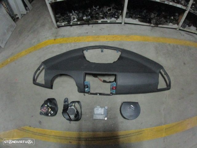 Kit Airbags 9646339680 96471578ZD 9662643980  CITROEN C4 2006 1.4I 90CV 5P CINZA PRETO - 1