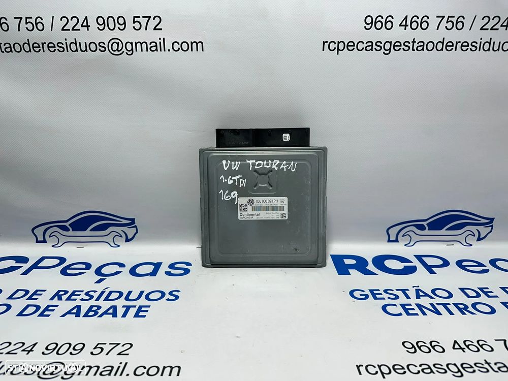 .Centralina ECU Motor Continental VW Volkswagen 1.6 TDi CAY Caddy Touran 03L906023PH 2010 - 2015 - 4