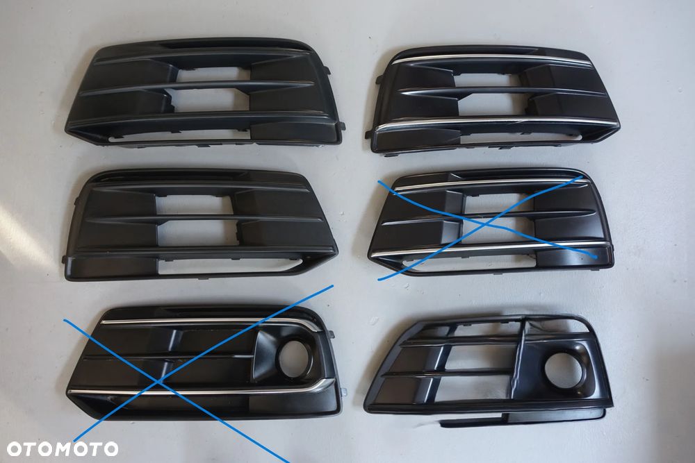 KRATKA ZDERZAKA LEWA PRAWA AUDI Q5 II 16r.-  Sline  80A - 1