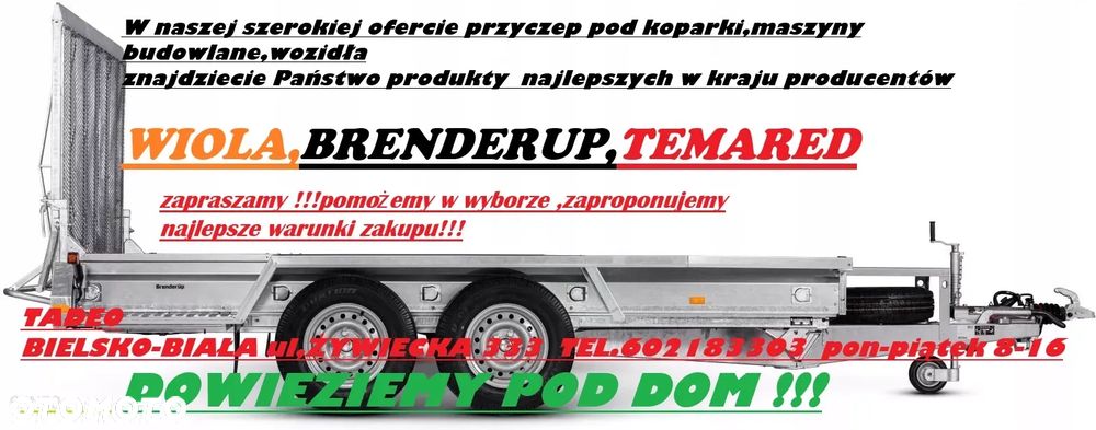 Wiola B3540 MAX 3 osie 3,5t pod koparkę - 12