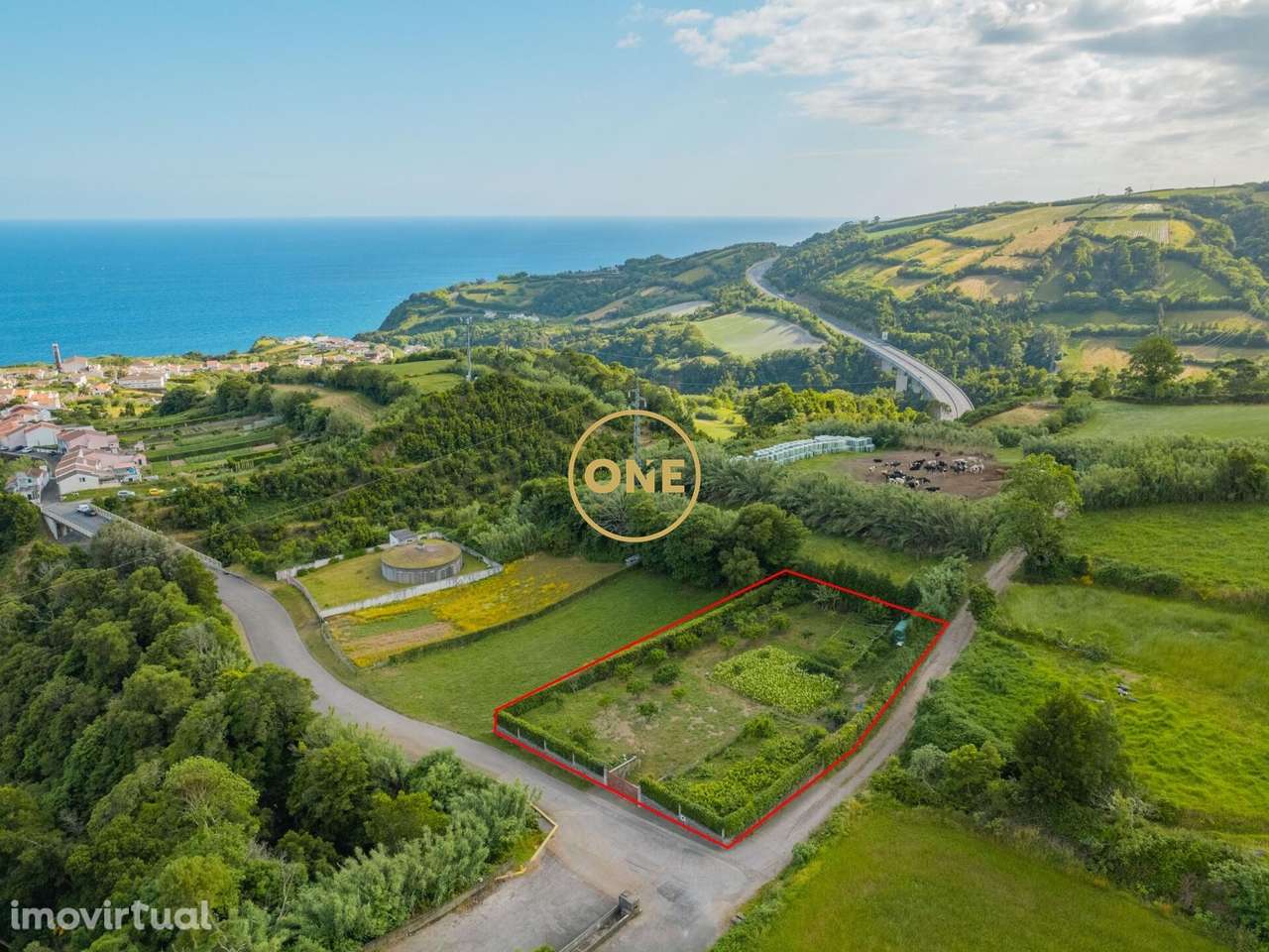 Terreno com 1820 m2 – Ribeira Chã, Lagoa - Grande imagem: 3/6