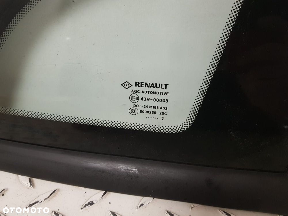 NOWA ORYGINALNA SZYBA TYLNA BŁOTNIKA KAROSERYJNA PRAWA RENAULT MEGANE GRANDTOUR KOMBI III 3 PRAWY - 3