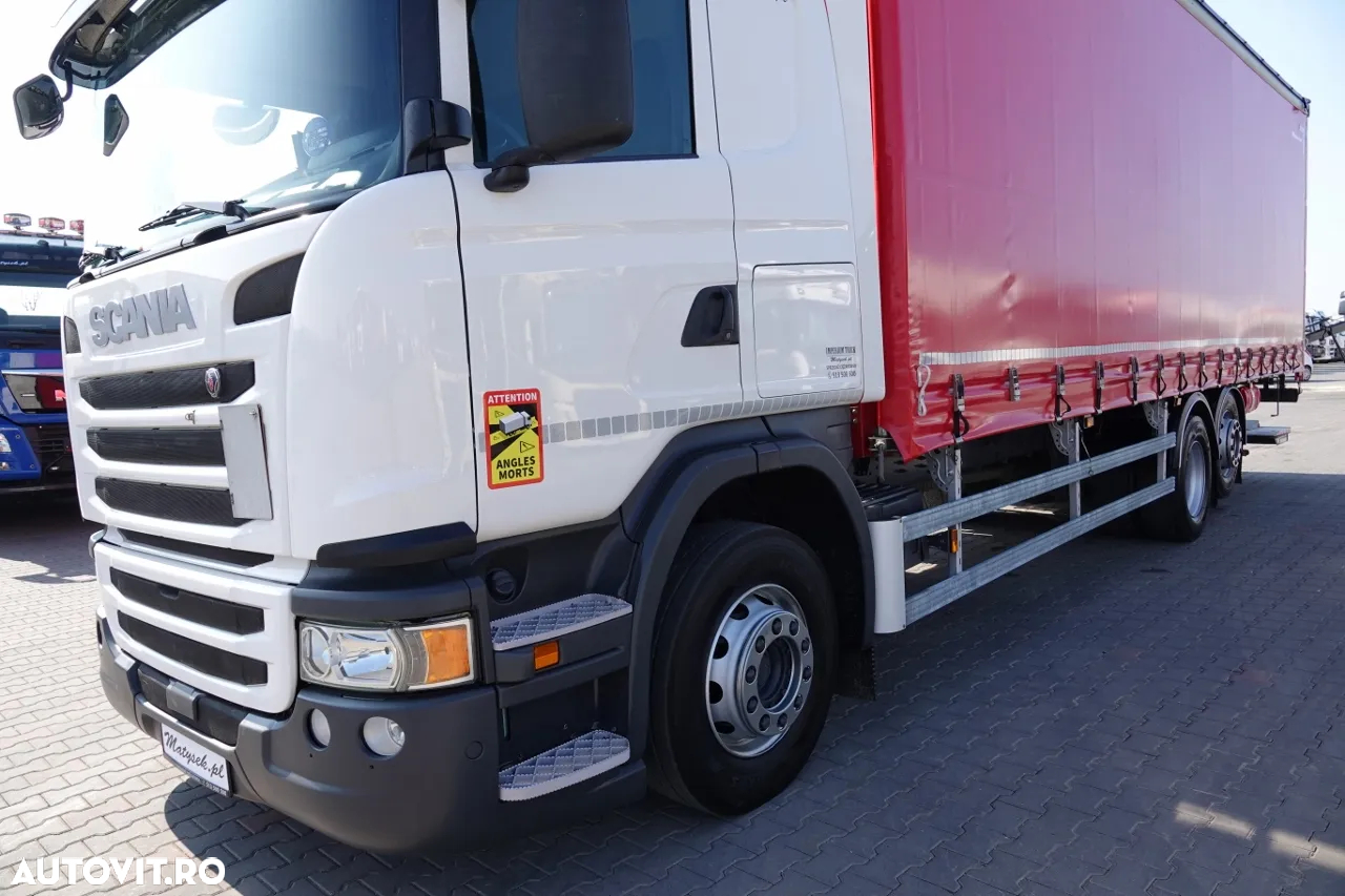 Scania G 320 / 6x2 / Curtainsider - 9 M / + LIFTARE / AXIE DE RIFATARE - 7