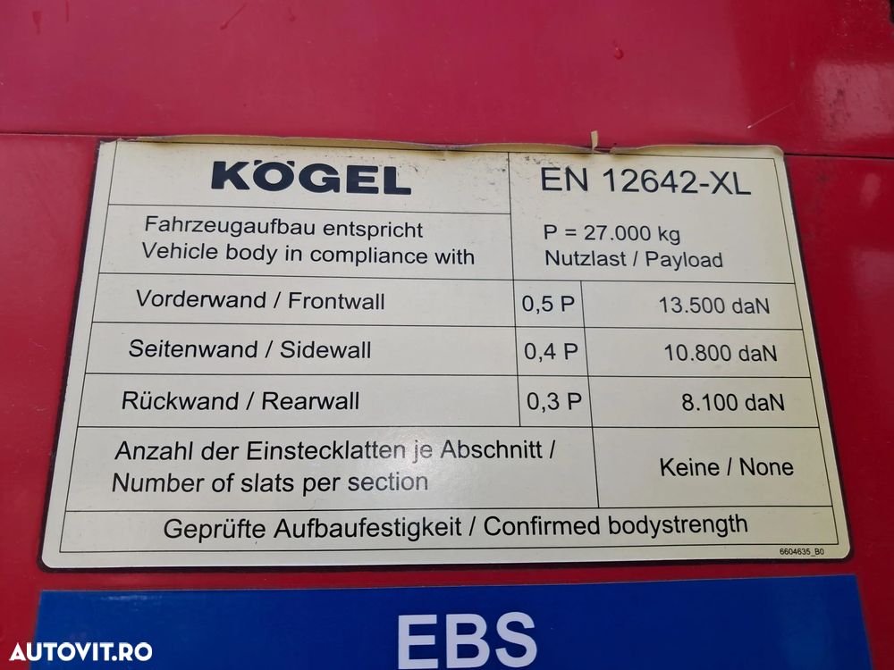 Kögel sn 24 code xl axa liftanta - 16