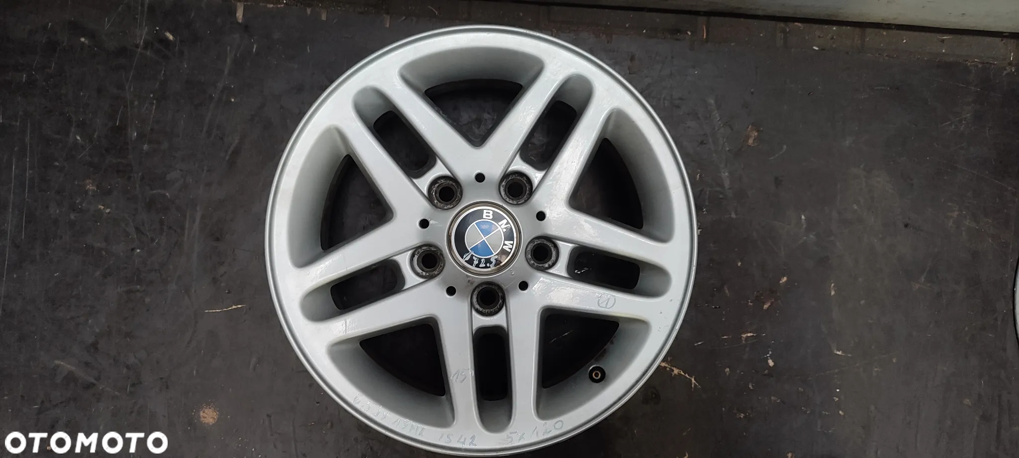 FELGI ALUMINIOWE 1095368 5x120 6,5J x15 CALI ET42 BMW E36 E46 KOMPLET 4 SZTUKI - 2