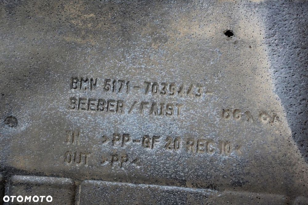 Osłona dolna podwozia BMW 3 e46 m47 m57 2.0d 3.0d 7039443 - 2