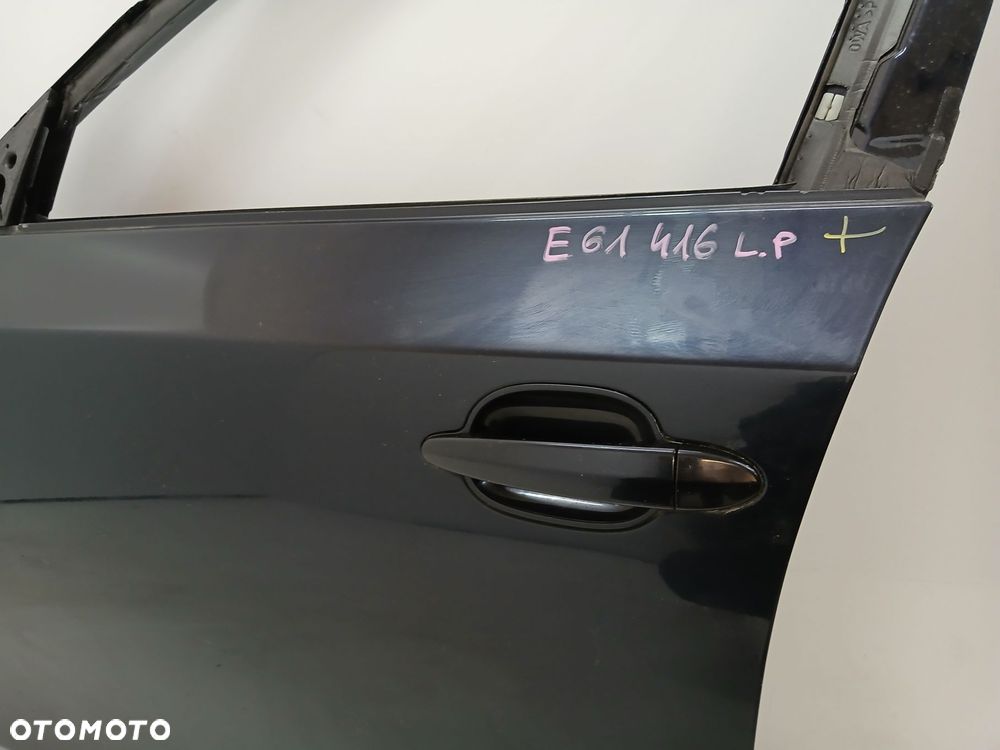 DRZWI LEWE PRZEDNIE BMW E60 E61 CARBONSCHWARZ - 3