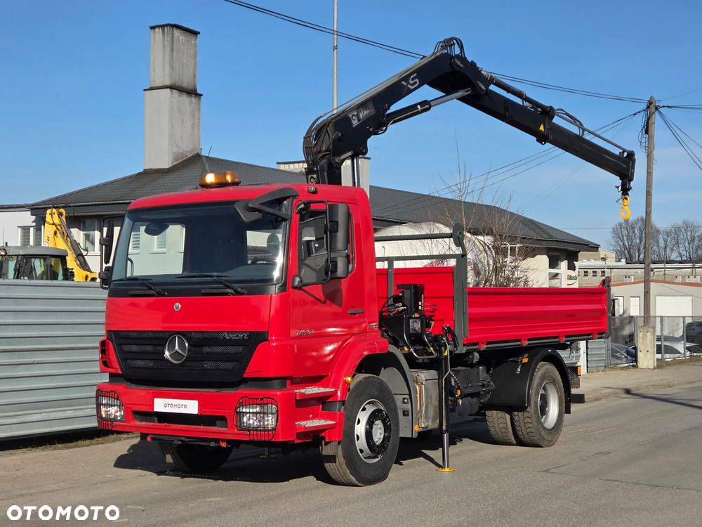 Mercedes-Benz AXOR 1824 // HIAB 122 HDS DŹWIG ŻURAW // NOWY KIPER WYWROTKA 3str // UDT W CENIE // MOŻLIWY ROTATOR WIDŁY CHWYTAK CZERPAK FUNKCJE 5 i 6 // PRZED REJ W PL MOŻLIWE ZMIANY ;-))