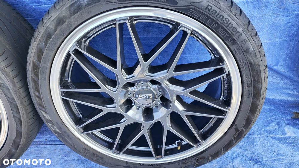 KOŁA FELGI DOTZ TANAKA KBA 53789 JAK NOWE 19'' 5x120 8.5J ET33 72,6mm OPONY 245/40 275/35 UNIROYAL RAINSPORT 5 BMW F30 F31 F35 E90 E91 E92 E93 F32 F33 F36 F10 F11 LEXUS LS460 LS600H - 4