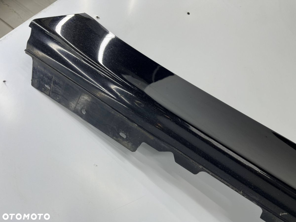 Nakładka progu BMW F30 sedan F31 kombi 11-18r. prawa listwa progowa zewnętrzna próg Black Sapphire - 2