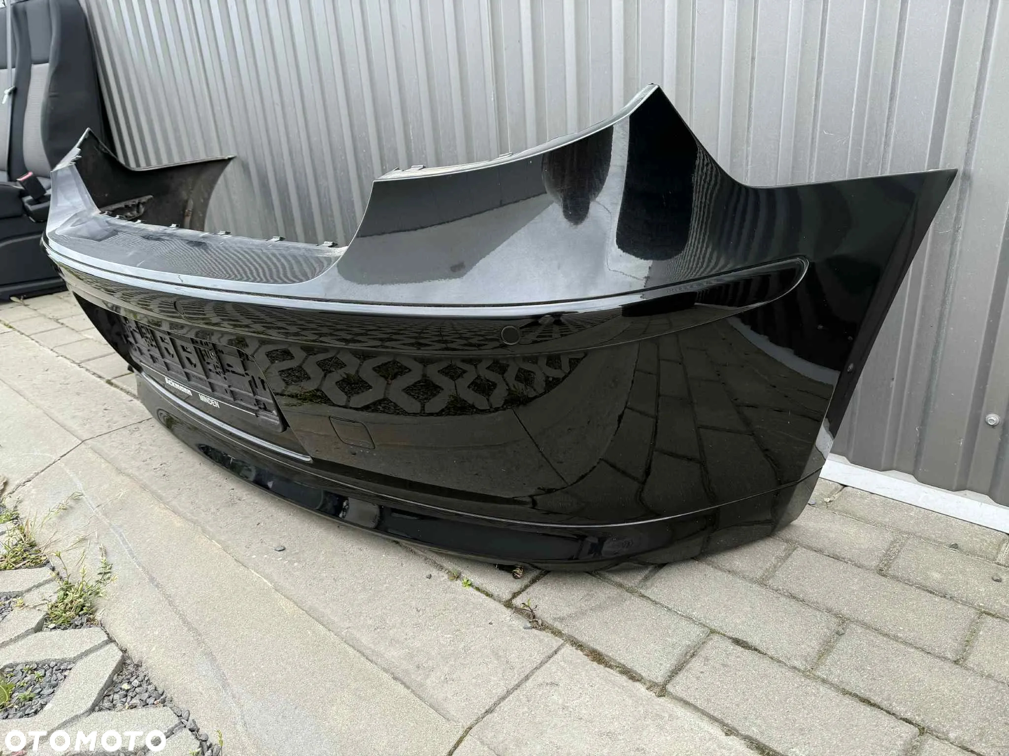 BMW 1 E87 Lift Zderzak tył tylny 4xPDC kompletny black sapphire 475 - 3