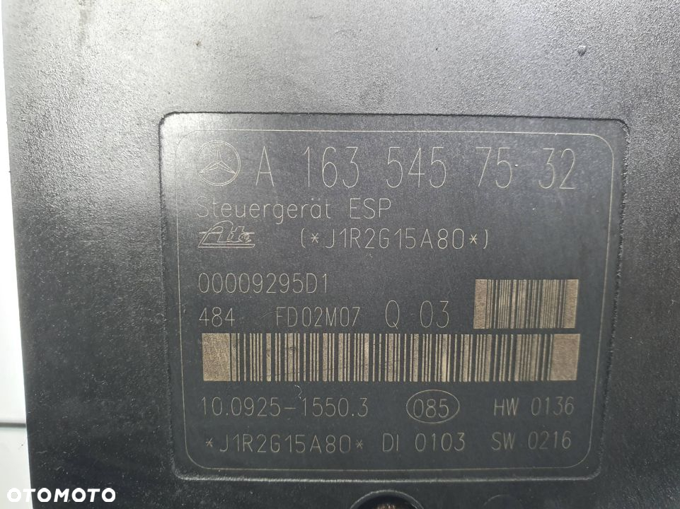 POMPA ABS HAMULCOWA MERCEDES ML W163 A1635457532 - 3