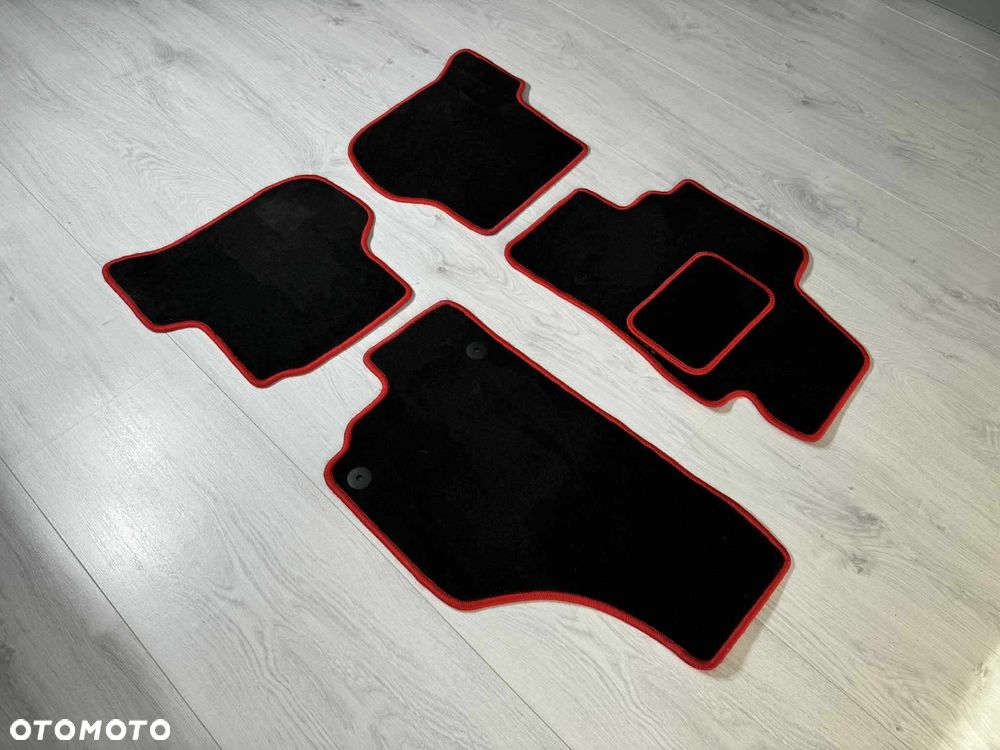 Dywaniki Welurowe Seat Leon 2 II 05-13 Dopasowane Grube PREMIUM Stoper - 7