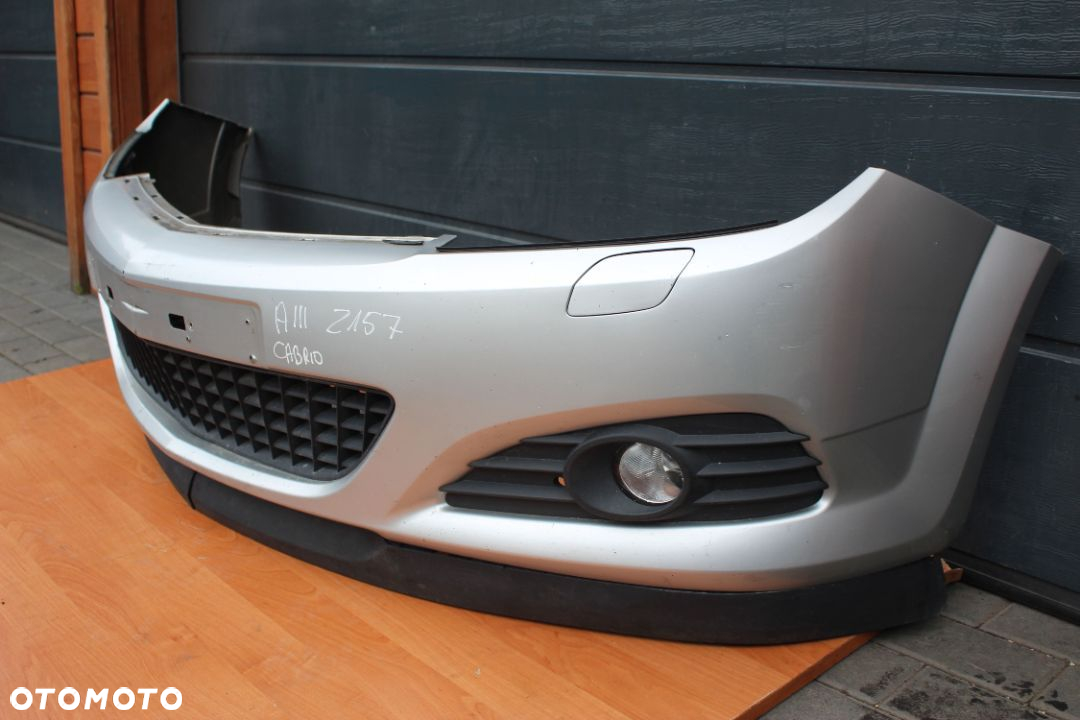 ZDERZAK przód przedni OPEL ASTRA H CABRIO GTC Z157 halogeny kratki Spryskiwacze - 6