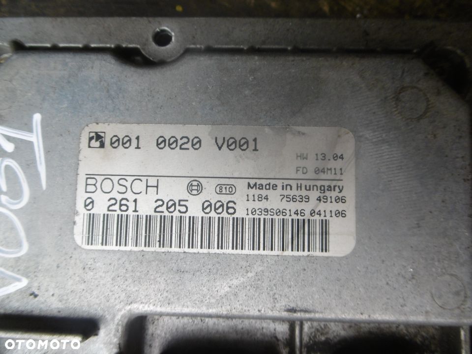 Komputer sterownik smart fortwo 0,6T 0261205006 - 2