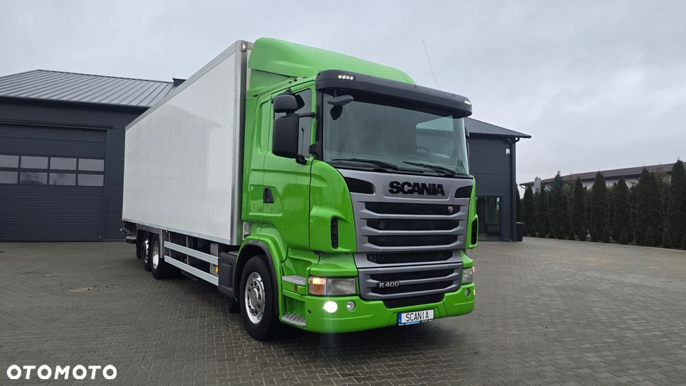 Scania R400 Euro 5 6x2 kontener izoterma 22 palety winda import NL! niski przebieg! super stan! - 1