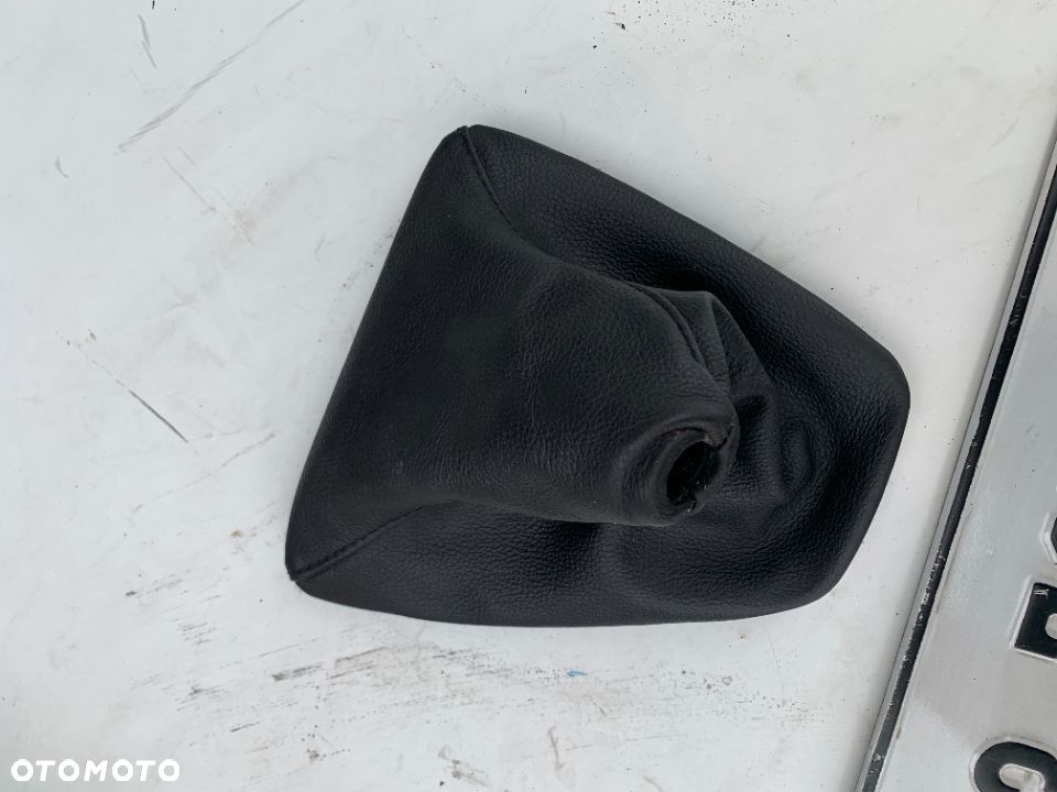 Mieszek zmiany biegów skórzany Bmw e90 e91 czarny - 4