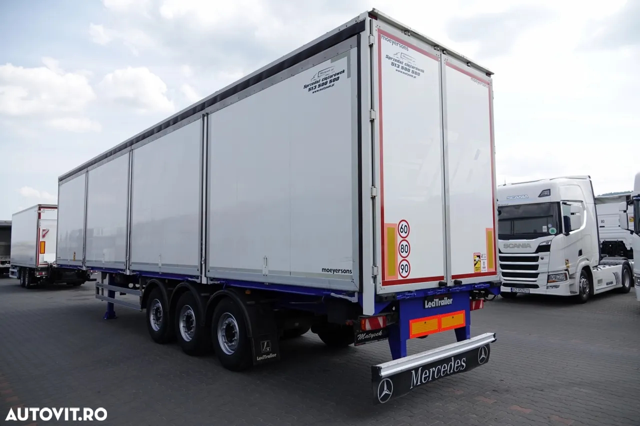 LeciTrailer CONTAINER / LOT / LATERALURI DESCHISE / PODEA RESISTENTĂ ȘI BAIE - 6