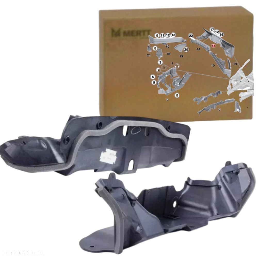 PRZEGRODA ściana grodziowa PODSZYBIA 51717169422 BMW E70 E71 2006-2014 - 1