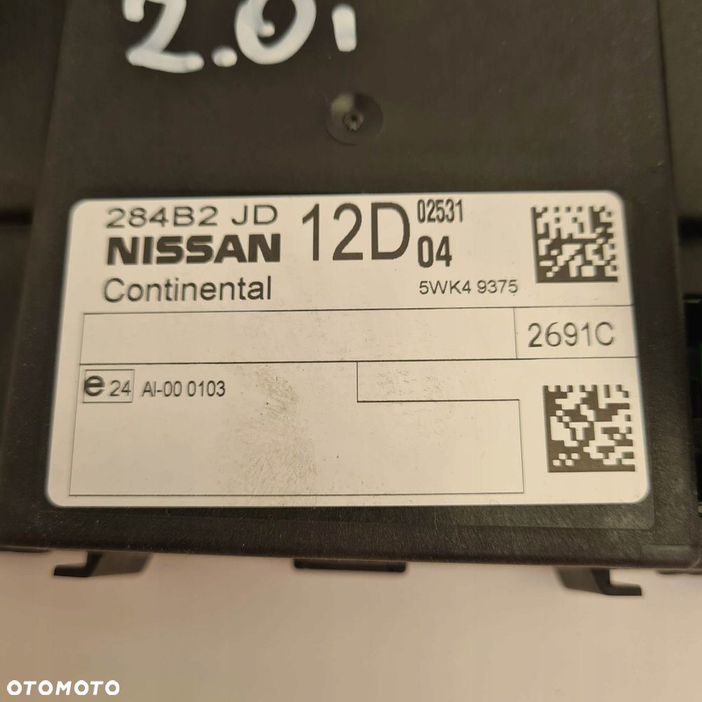 nissan qashqai j10 lift 2.0b moduł komfortu bcm - 2