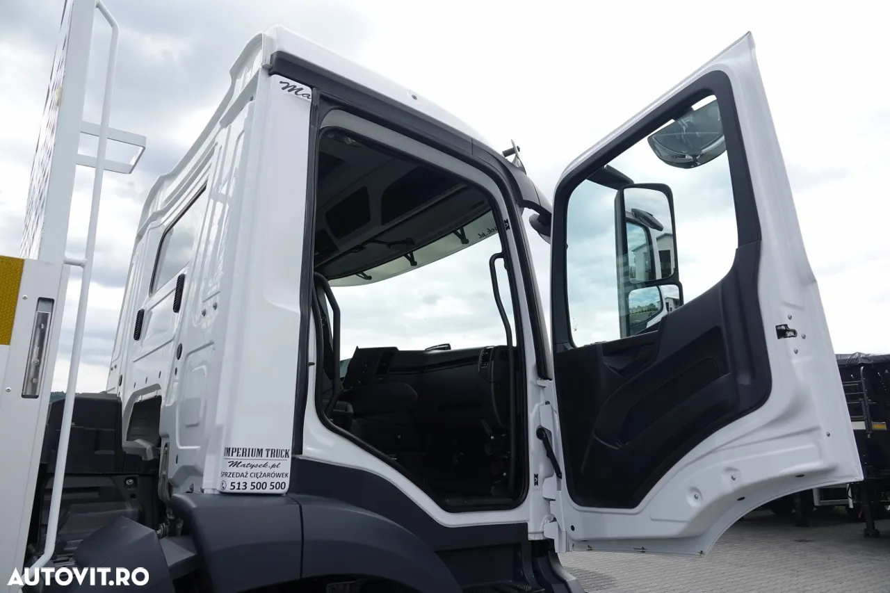 Mercedes-Benz AROCS 2640/ 6x4 / TRANSMISIE - 6,5 M / HDS HIAB 158 DS-4 / extensie: 12,5 M / EURO 6 / RADIOCOMANDĂ / ROTATOR / FURCI / 2020 - 34