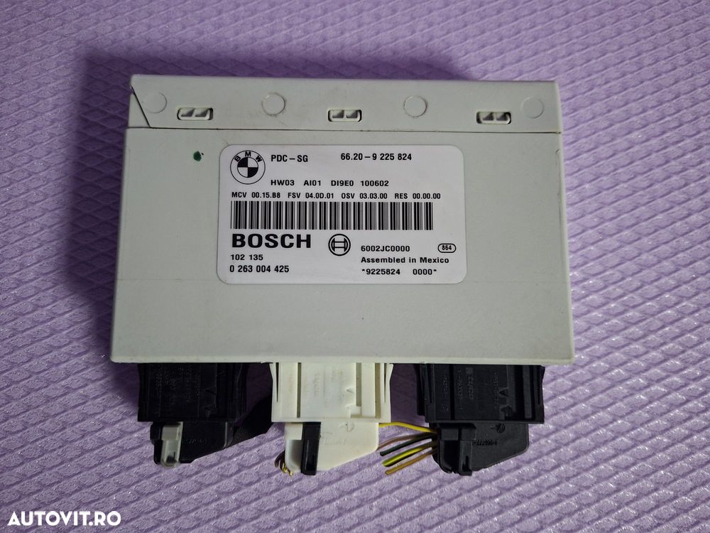 Modul PDC senzori parcare BMW E81 E87 E90 E91 E92 Cod 9225824 - 1