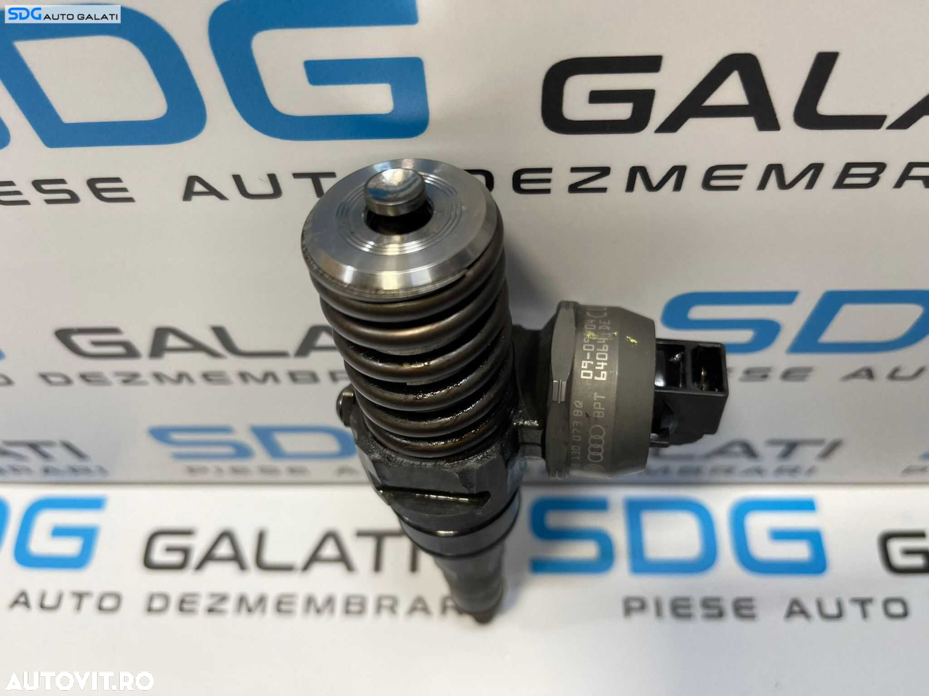 Injector Injectoare Pompa Pompe Diuza Volkswagen Golf 5 2.0 TDI BMM 103KW 140CP 2004 - 2008 Cod 038130073BQ CU 0414720312 [B3991] - 4