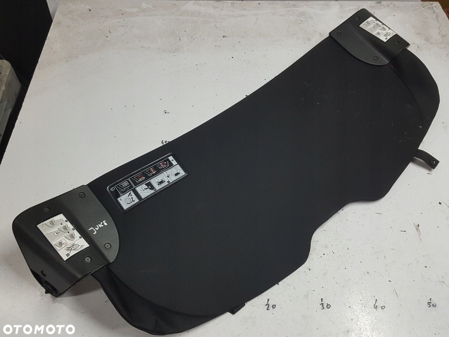 NISSAN JUKE I F15 10-19r PÓŁKA BAGAŻNIKA TYŁ - 1