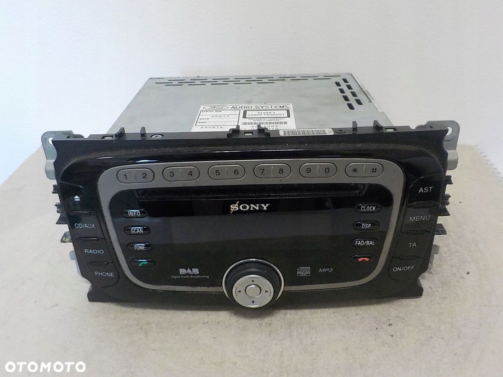 FORD GALAXY II S-MAX RADIO FABRYCZNE SONY KOD DAB MP3 - 1