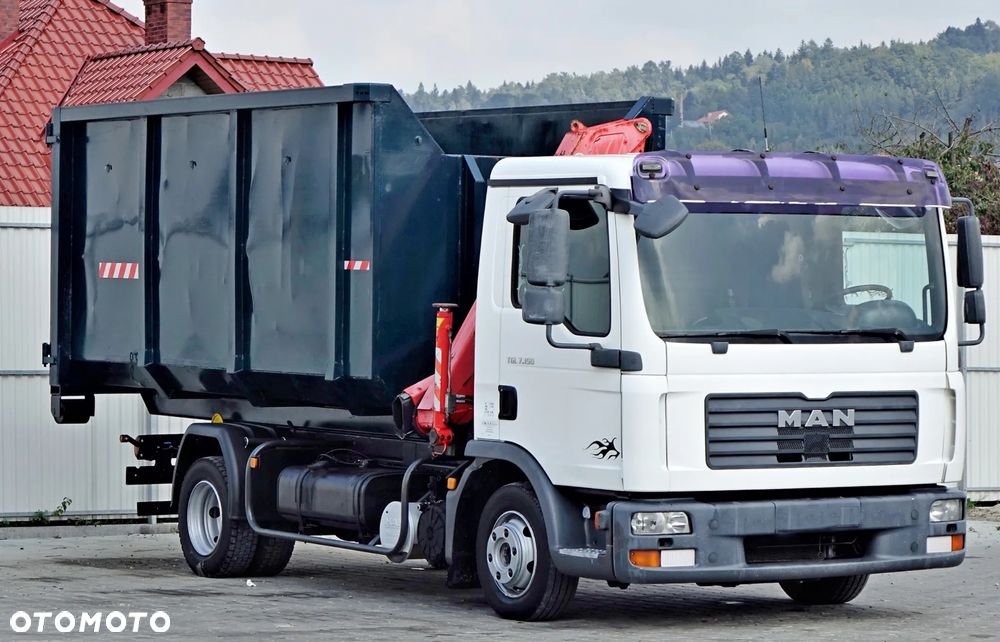 MAN MAN TGL 7.150 Hakowiec + FASSI F60 * STAN BDB - 3