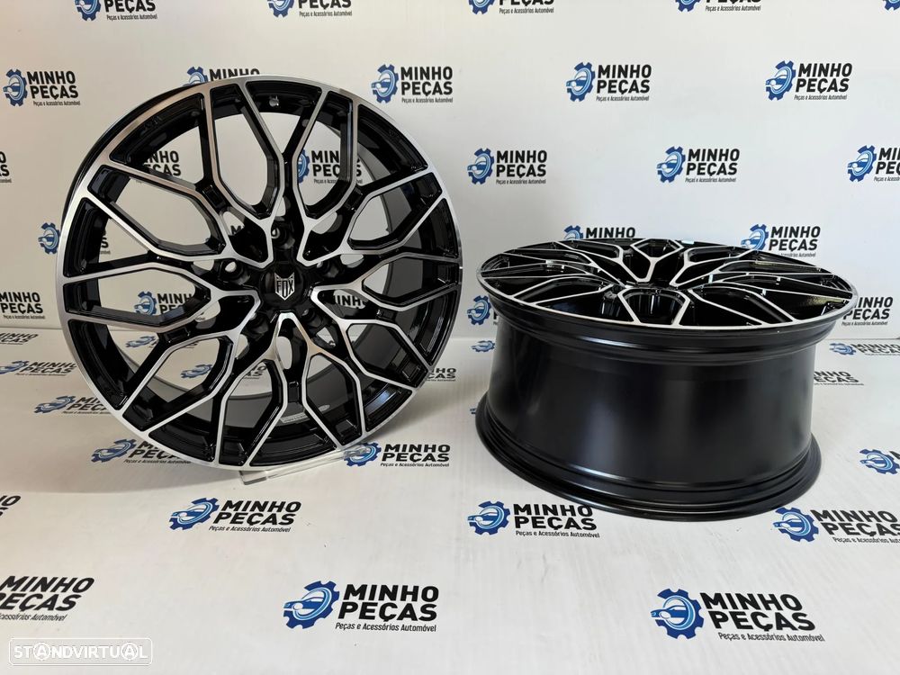 Jantes Fox FX9 em 18 (5x120) Preto e Polido - 4