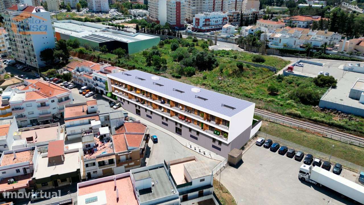 T1+1 Novo c/ garagem e varanda 17,70m2 em Portimão Empreendimento. - Grande imagem: 2/29