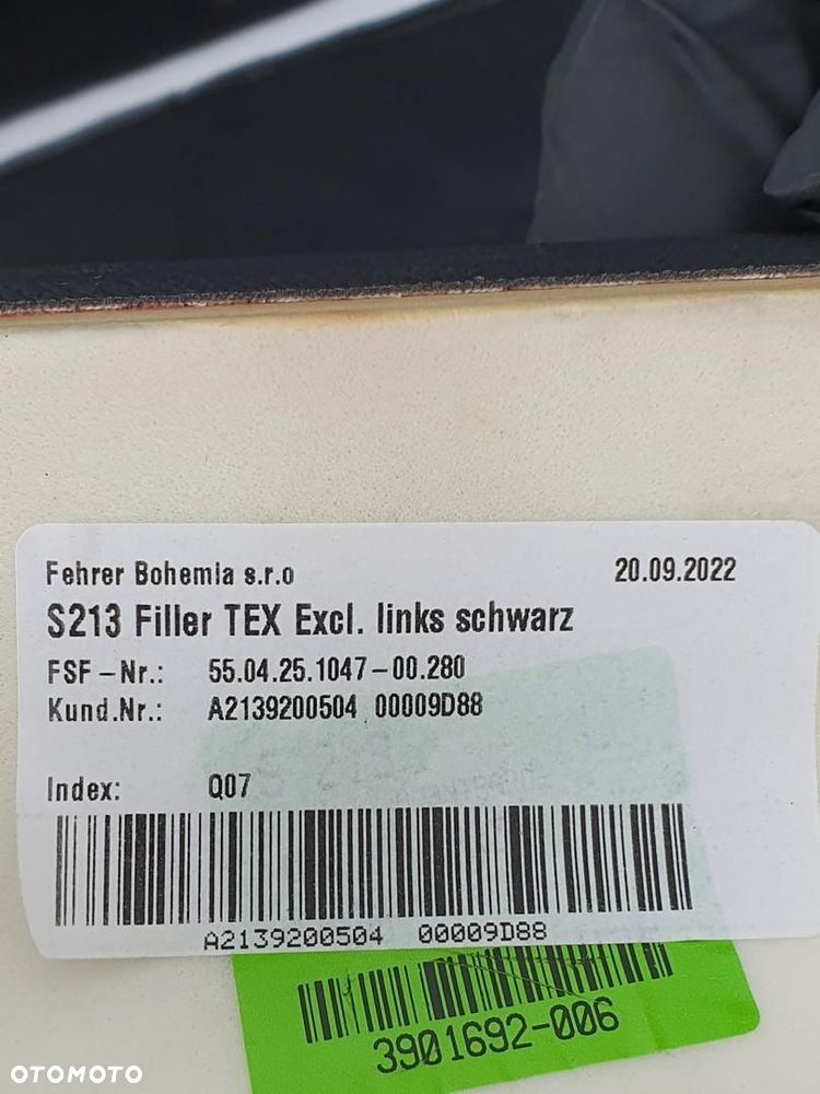 KANAPA TYŁ TYLNA SKÓRA MERCEDES W213 KOMBI A2139200504 A2139200604 - 15