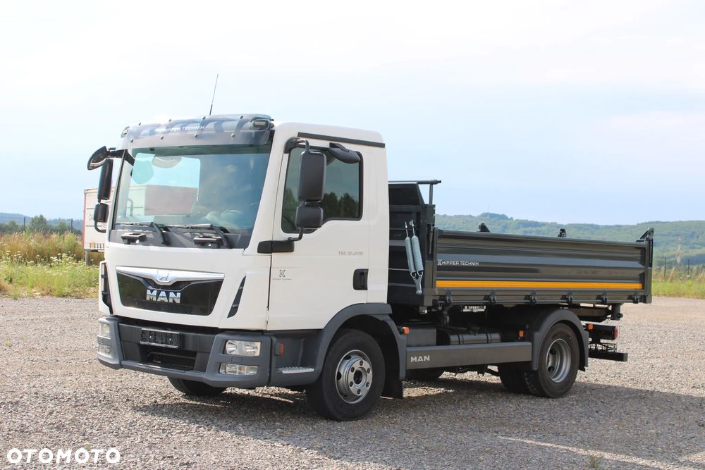 MAN TGL 12.220 12.250 Nowy 3-stronny WYWROT Kiper Wywrotka Manual Klima BLOKADA MOSTU Niski przebieg TGM Atego Midlum Eurocargo LF - 8